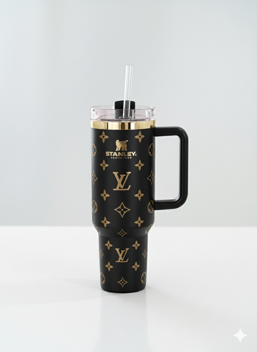 40oz luxury-inspired travel cup – matte black