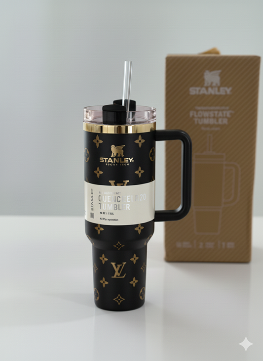 40oz luxury-inspired travel cup – matte black