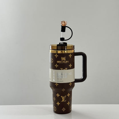 Ultimate bundle offer – 40oz luxury travel cup, luxury keyring and gem straw topper