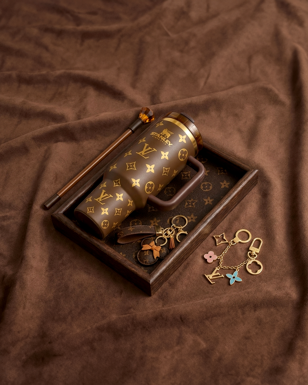 Luxury travel cup and accessories gift set – 5-piece